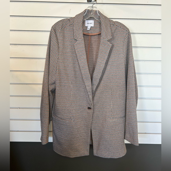 Nine West Jackets & Blazers - Nine West Women's Houndstooth Blazer Size XXL